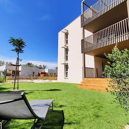 Superbe T3 Climatise Avec Wifi A 400M De La Plage Vias Exterior foto